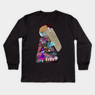 Mad Hatter Kids Long Sleeve T-Shirt